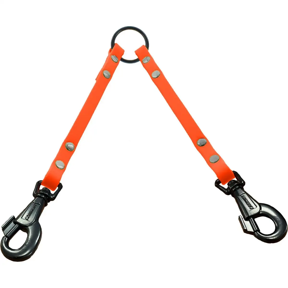 Accouples double X-TREME pour chien orange 30cm